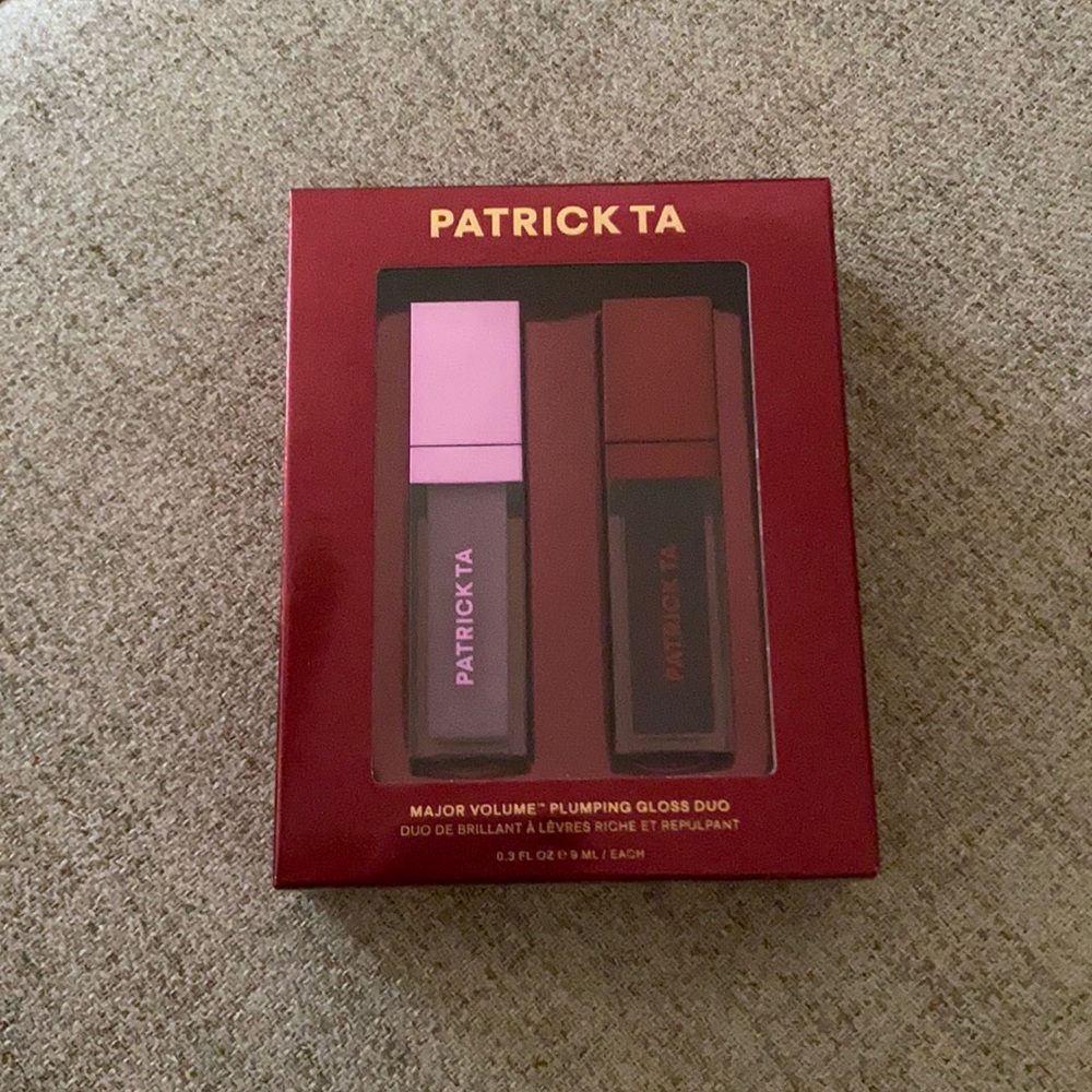🪞 NEW patrick ta major volume plumping gloss duo gloss set of 2